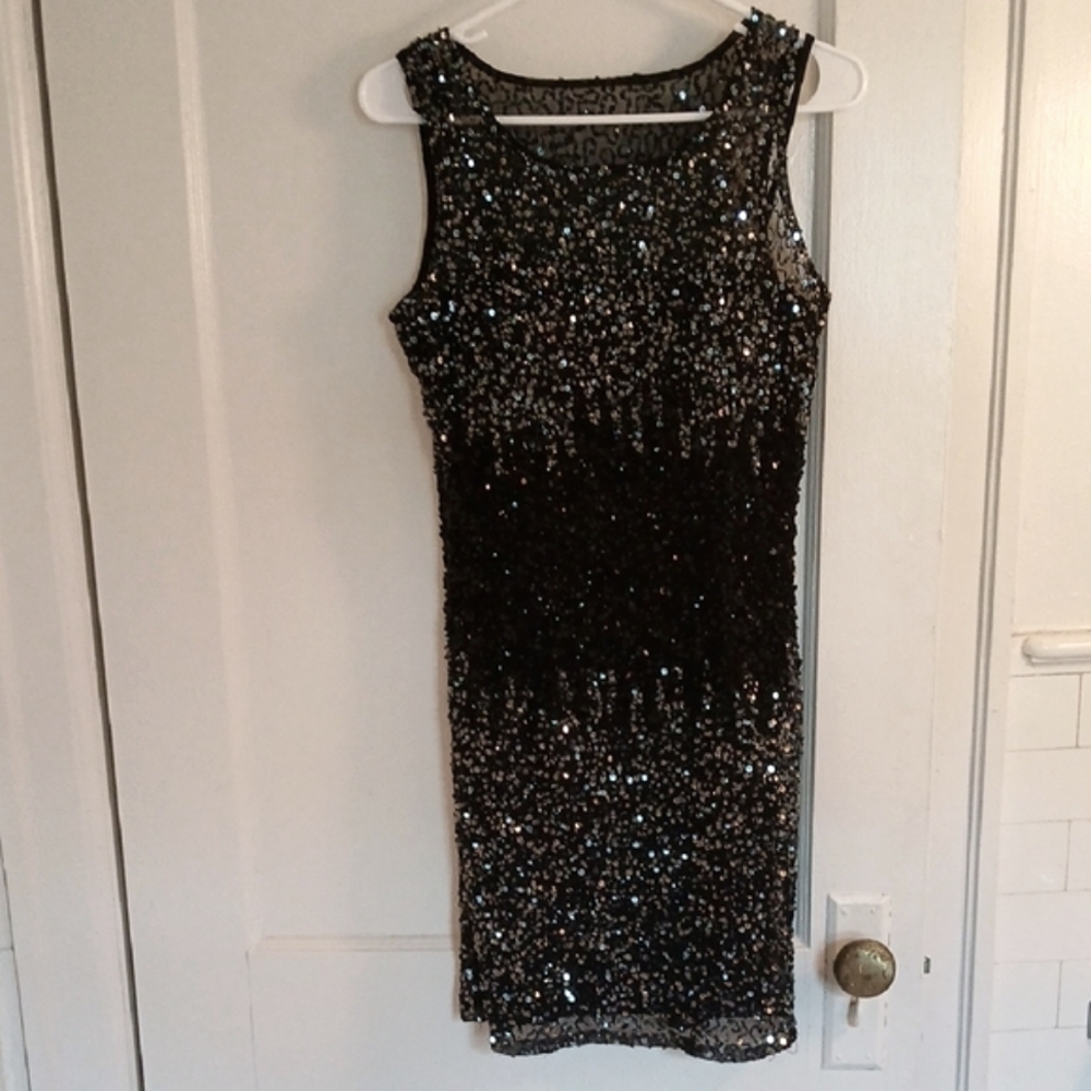 Adrianna Papell Sequin Coktail Dress